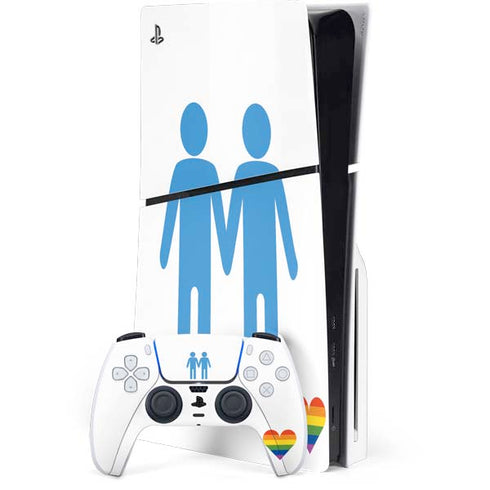 Blue Pride PlayStation PS5 Skins