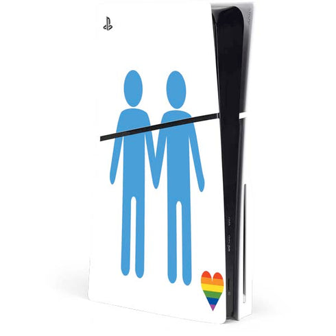 Blue Pride PlayStation PS5 Skins