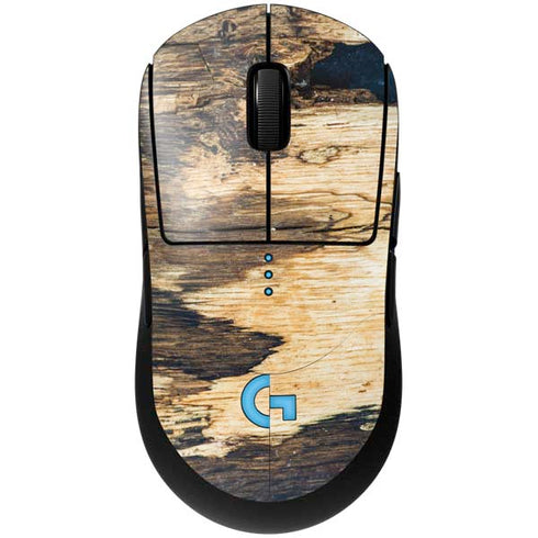 Blue Resin Wood G Pro Wireless Gaming Mouse Skin