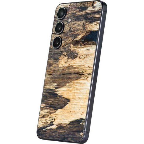 Blue Resin Wood Galaxy A16 5G Skin