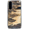 Blue Resin Wood Galaxy A36 5G Clear Case