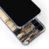 Blue Resin Wood Galaxy A55 5G Clear Case