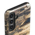 Blue Resin Wood Galaxy S25 Impact Case