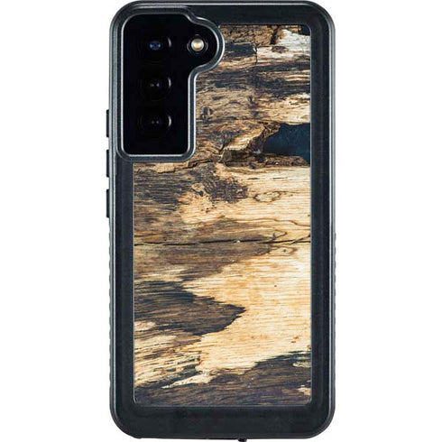 Blue Resin Wood Galaxy S24 Plus Waterproof Case