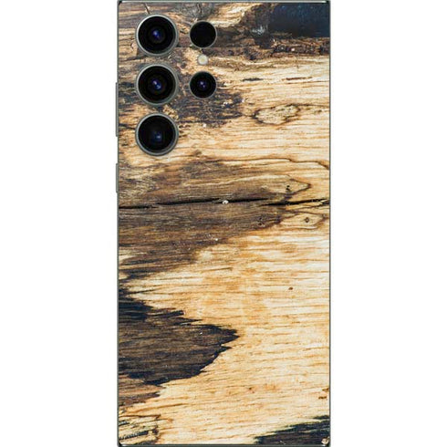 Blue Resin Wood Galaxy S25 Ultra Skin