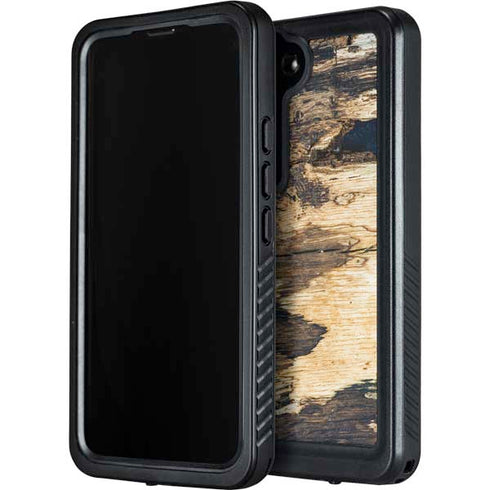 Blue Resin Wood Galaxy S24 Waterproof Case