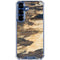 Blue Resin Wood Galaxy S25 Plus Clear Case