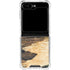 Blue Resin Wood Galaxy Z Flip6 Clear Case