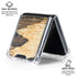 Blue Resin Wood Galaxy Z Flip6 Clear Case