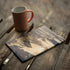 Blue Resin Wood iPad Skins