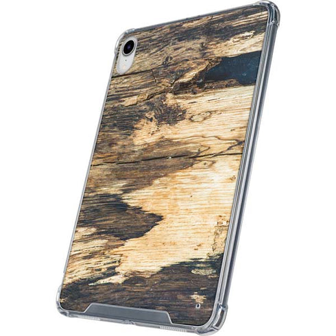 Blue Resin Wood iPad 11th Gen (2025) Clear Case