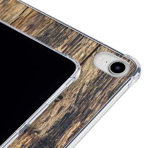 Blue Resin Wood iPad 11th Gen (2025) Clear Case