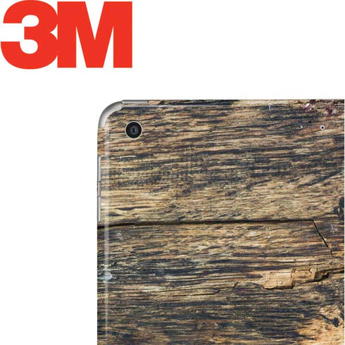 Blue Resin Wood Apple iPad Skin