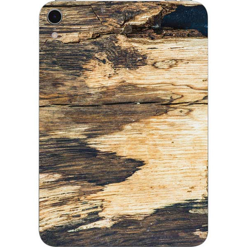 Blue Resin Wood Apple iPad Mini Skin