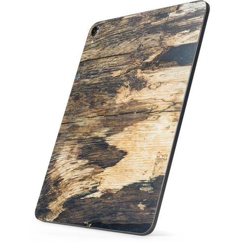 Blue Resin Wood Apple iPad Pro Skin