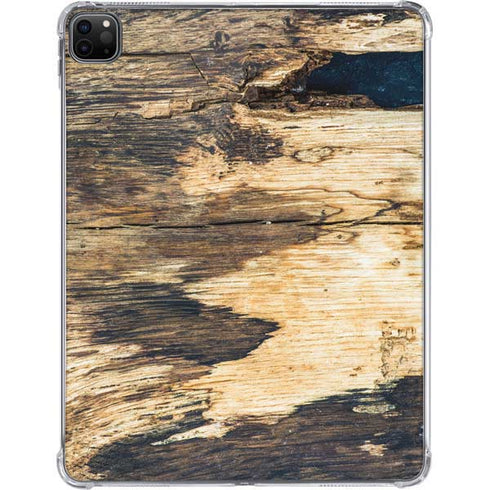 Blue Resin Wood iPad Pro 11in (2024) Clear Case