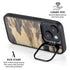 Blue Resin Wood iPhone 14 Plus Kickstand Case