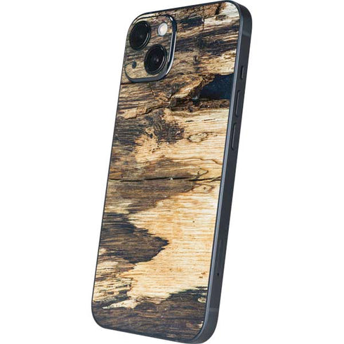 Blue Resin Wood iPhone Skins