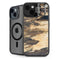 Blue Resin Wood iPhone 15 Kickstand Case