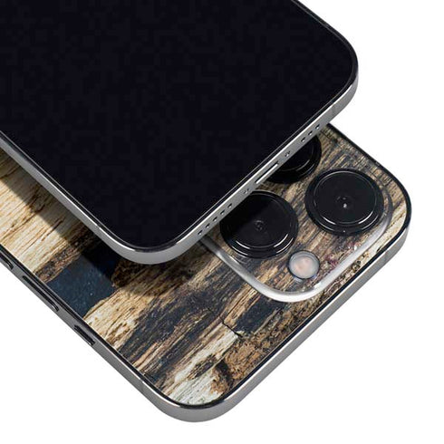 Blue Resin Wood iPhone 15 Pro Max Skin
