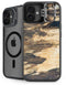 Blue Resin Wood iPhone 16 Plus Kickstand Case