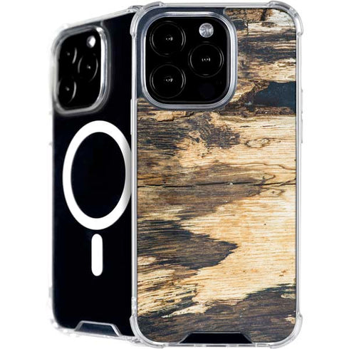 Blue Resin Wood iPhone 16 Pro MagSafe Case