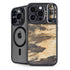 Blue Resin Wood iPhone 16 Pro Max Kickstand Case