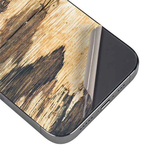 Blue Resin Wood iPhone 16 Pro Skin
