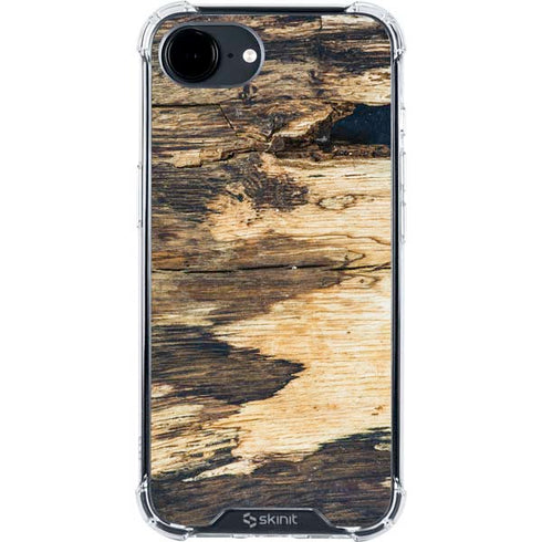 Blue Resin Wood iPhone 16e Clear Case