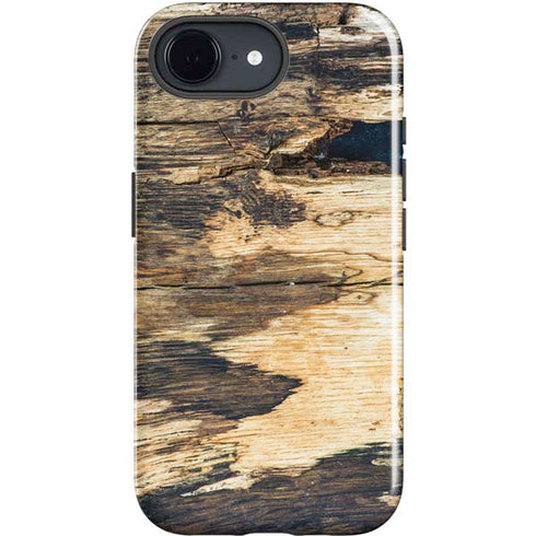 Blue Resin Wood iPhone 16e Impact Case