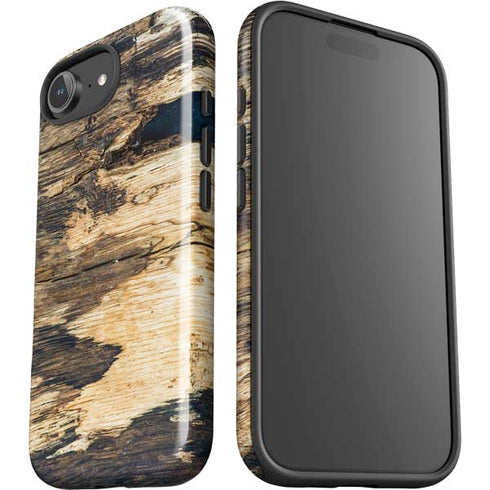 Blue Resin Wood iPhone 16e Impact Case