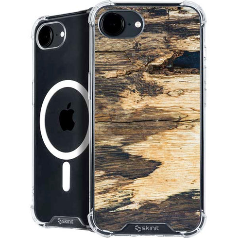 Blue Resin Wood iPhone 16e MagSafe Case