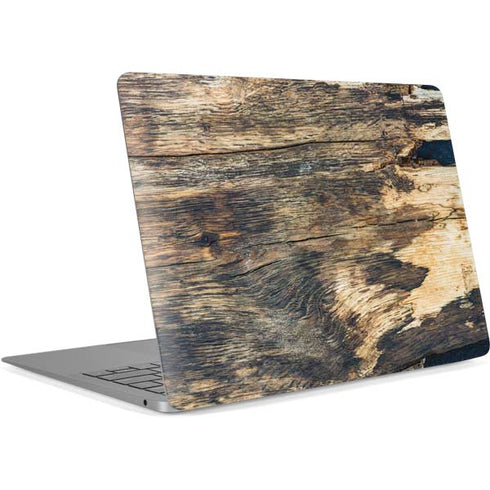 Blue Resin Wood Apple MacBook Air Skin