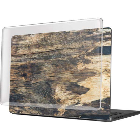 Blue Resin Wood MacBook Pro 14in (2021-24) Case plus Skin