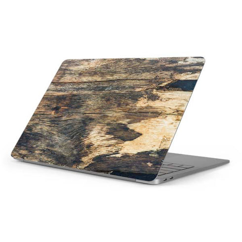Blue Resin Wood Apple MacBook Pro 16-inch Skin