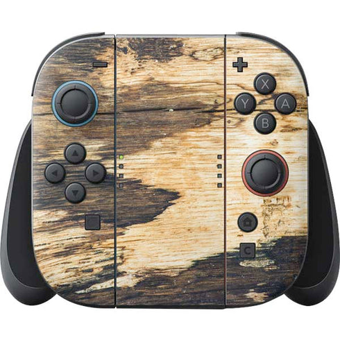 Blue Resin Wood Nintendo Skins