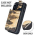 Blue Resin Wood Otterbox Defender iPhone Skin