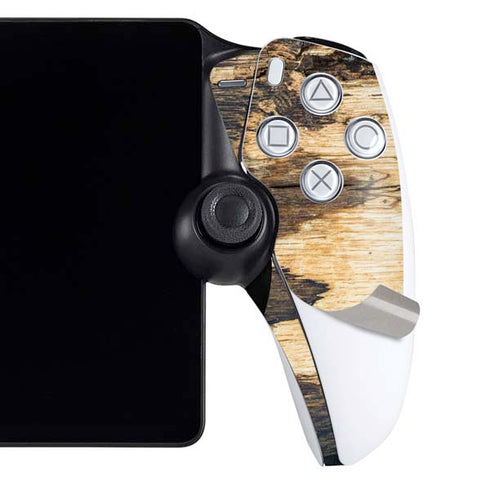 Blue Resin Wood PlayStation Portal Remote Player Skin