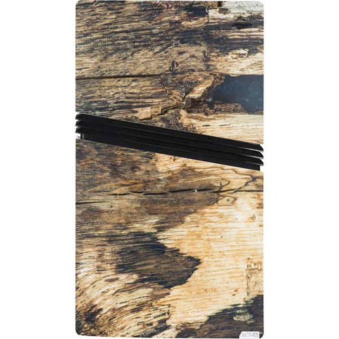 Blue Resin Wood PS5 Pro Console Skin