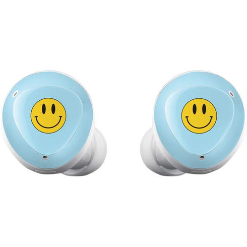 Blue Happy Face Galaxy Buds Plus Skin