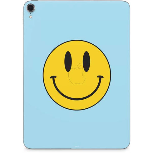 Blue Happy Face Apple iPad Pro Skin