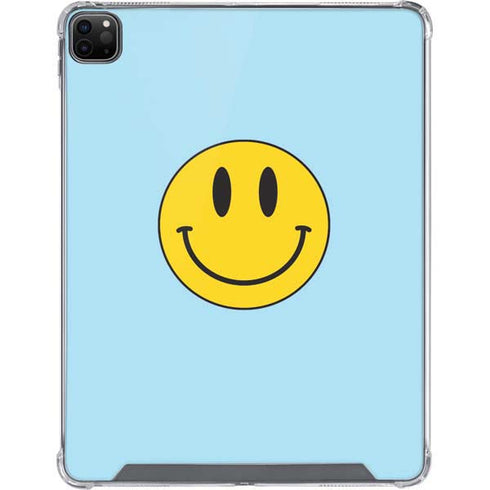 Blue Happy Face iPad Cases