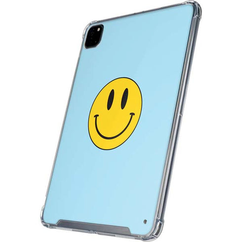Blue Happy Face iPad Cases