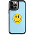 Blue Happy Face iPhone Cases