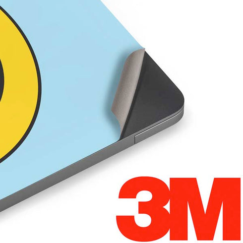 Blue Happy Face Apple MacBook Air Skin