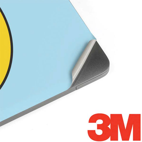 Blue Happy Face MacBook Skins