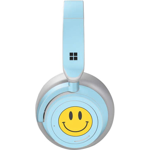 Blue Happy Face Surface Headphones Skin