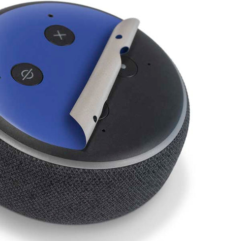 Blue Solid Amazon Echo Dot Skin