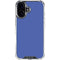 Blue iPhone 16 Clear Case