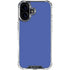 Blue iPhone 16 Clear Case